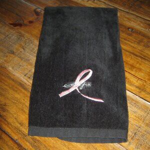 Breast Cancer Pink Ribbon Golf Towel